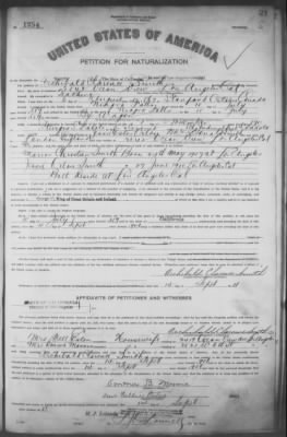 Thumbnail for Smith, Archibald Clarence > Petition for Naturalization (1911)