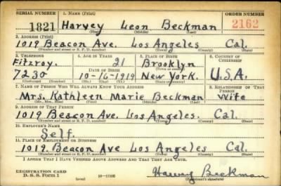 Thumbnail for Harvey Leon > Beckman, Harvey Leon