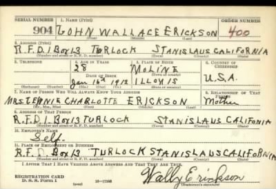 Thumbnail for John Wallace > Erickson, John Wallace