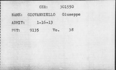 [Illegible] > GIOVANNIELLO Giuseppe