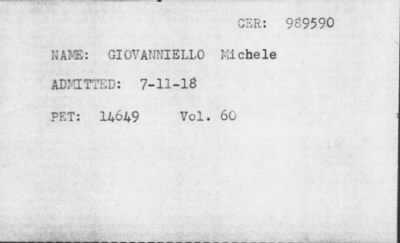 [Illegible] > GIOVANNIELLO Michele