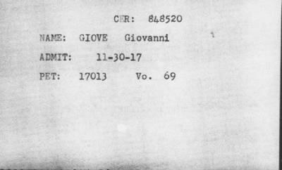 [Illegible] > GIOVE Giovanni