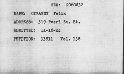 [Illegible] > GIRANDY Felix