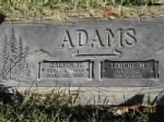 Thumbnail for Adams, Calvin Mathew and Lorene Mable Brewer, Grave Marker.jpg