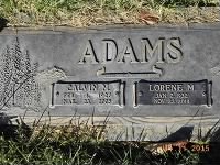 Thumbnail for Adams, Calvin Mathew and Lorene Mable Brewer, Grave Marker.jpg