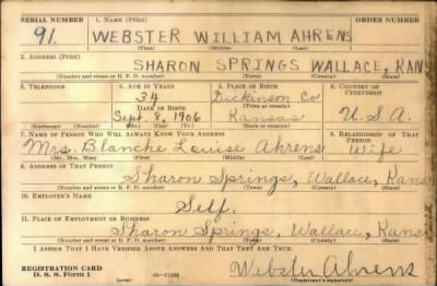 Thumbnail for Webster William > Ahrens, Webster William