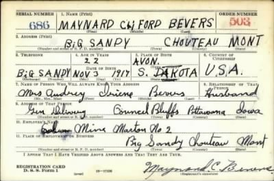 Thumbnail for Maynard Cliford > Bevers, Maynard Cliford