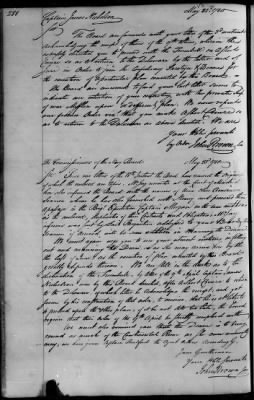 An account of commisssions for private armed vessels received and forwarded to the several States, 1779-83.