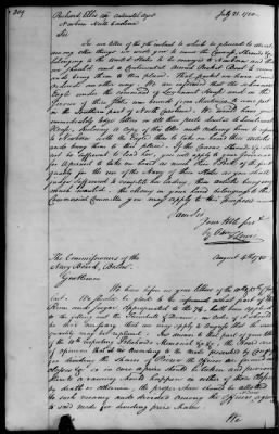 An account of commisssions for private armed vessels received and forwarded to the several States, 1779-83.