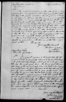 An account of commisssions for private armed vessels received and forwarded to the several States, 1779-83.