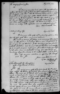 An account of commisssions for private armed vessels received and forwarded to the several States, 1779-83.