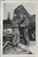 Thumbnail for JamesRayLandmon(left)_WithFriend(HoldingGermanMP40MachineGun)_Germany1944or45.jpg