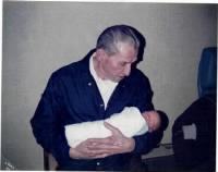 Thumbnail for gramp holding matt 12-2-1984.JPG