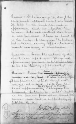 Thumbnail for Letters Received and Statements of Evidence Collected by the Military Commission, pages 1-53