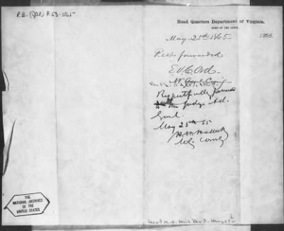 Thumbnail for Letters Received and Statements of Evidence Collected by the Military Commission, pages 1-53