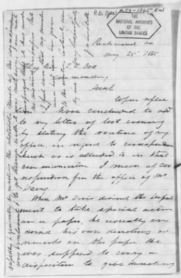 Thumbnail for Letters Received and Statements of Evidence Collected by the Military Commission, pages 1-53