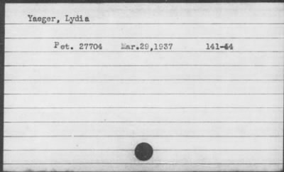 Thumbnail for 1937 > Yaeger, Lydia