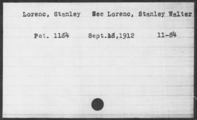 Thumbnail for 1912 > Loreno, Stanley