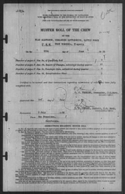 Muster Rolls > 30-Jun-1939