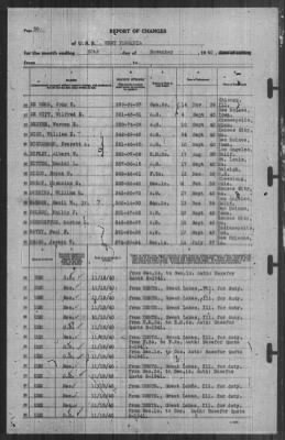 Thumbnail for Report of Changes > 30-Nov-1940