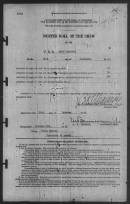 Muster Rolls > 30-Sep-1941