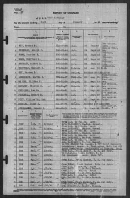 Thumbnail for Report of Changes > 31-Jan-1941