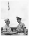 Thumbnail for Dad Being Decorated by Major Bailey Notice CBI Patch.jpg