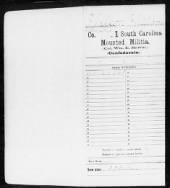 US, Civil War Service Records (CMSR) - Confederate - South Carolina, 1861-1865 record example