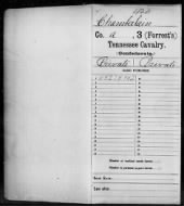 US, Civil War Service Records (CMSR) - Confederate - Tennessee, 1861-1865 record example