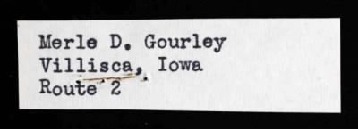 Thumbnail for Merle Dennis > Gourley, Merle Dennis (1905)