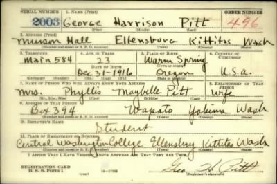 Thumbnail for George Harrison > Pitt, George Harrison (1916)