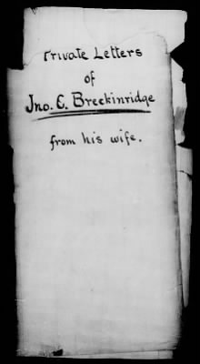 John C > Breckinridge, John C