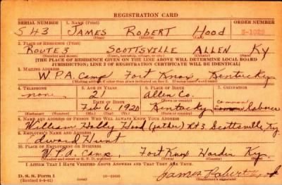 Thumbnail for James Robert > Hood, James Robert (1920)