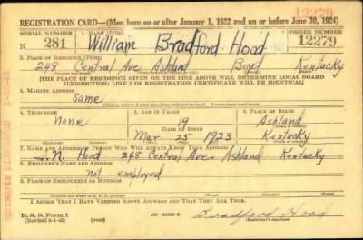 Thumbnail for William Bradford > Hood, William Bradford (1923)