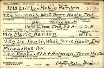 Thumbnail for Clifton Melvin > Harden, Clifton Melvin (1908)