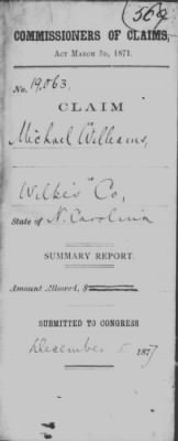 Thumbnail for Wilkes > Michael Williams (19063)