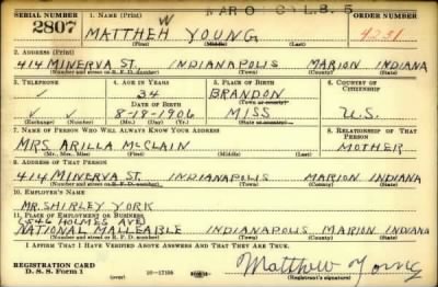 Thumbnail for Matthew > Young, Matthew (1906)