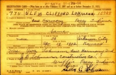 Glen Clifford > Lohmann, Glen Clifford (1902)