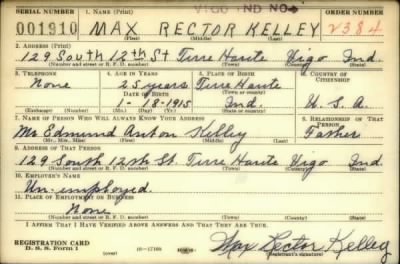 Thumbnail for Max Rector > Kelley, Max Rector (1915)