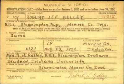 Thumbnail for Robert Lee > Kelley, Robert Lee (1922)