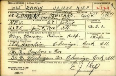 Thumbnail for Erwin James > Kiep, Erwin James (1912)