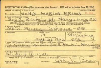 Thumbnail for John Marion > Brown, John Marion (1922)