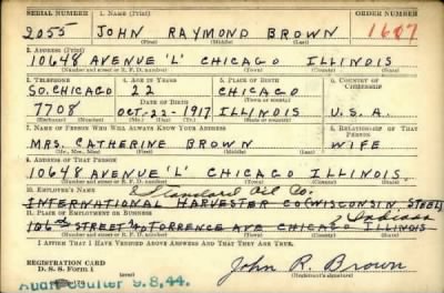 Thumbnail for John Raymond > Brown, John Raymond (1917)