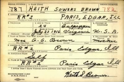 Thumbnail for Keith Sowers > Brown, Keith Sowers (1916)