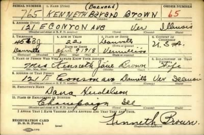 Thumbnail for Kenneth Barard > Brown, Kenneth Barard (1918)