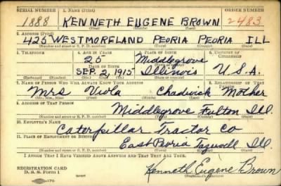 Thumbnail for Kenneth Eugene > Brown, Kenneth Eugene (1915)