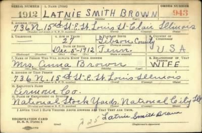 Thumbnail for Latnie Smith > Brown, Latnie Smith (1912)