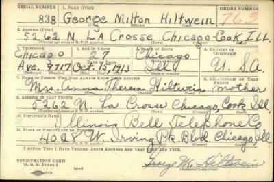 Thumbnail for George Milton > Hiltwein, George Milton (1913)