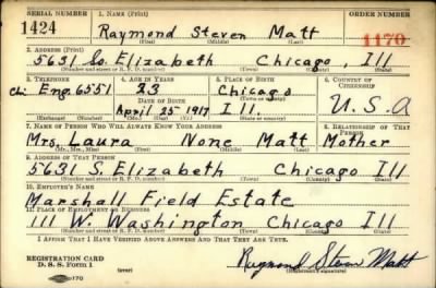 Thumbnail for Raymond Steven > Matt, Raymond Steven (1917)