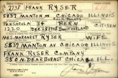 Thumbnail for Frank > Ryser, Frank (1905)